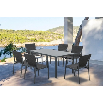Mobilier de grădină OSMAN pentru 6 persoane